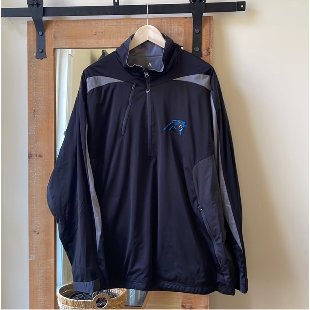 Carolina Panthers 1/4 Zip Pullover Size XXL